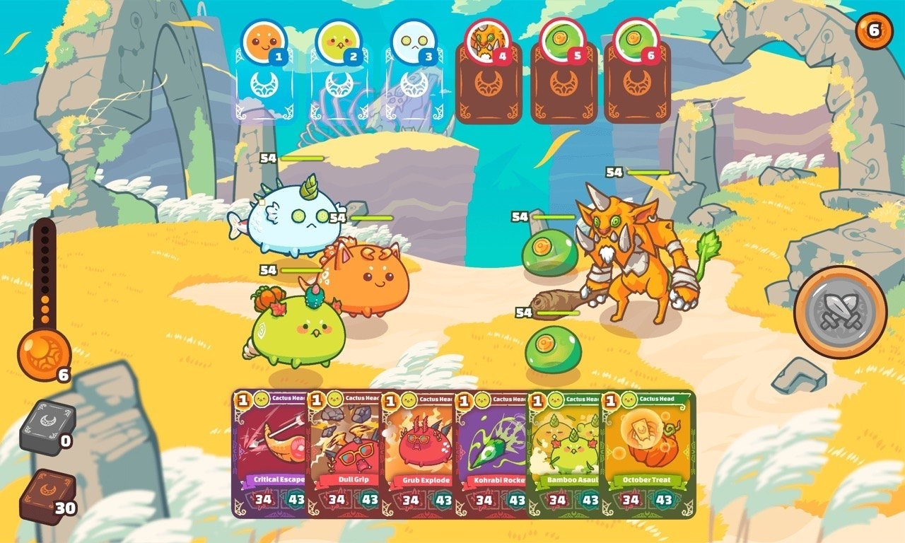 axie game giao diện
