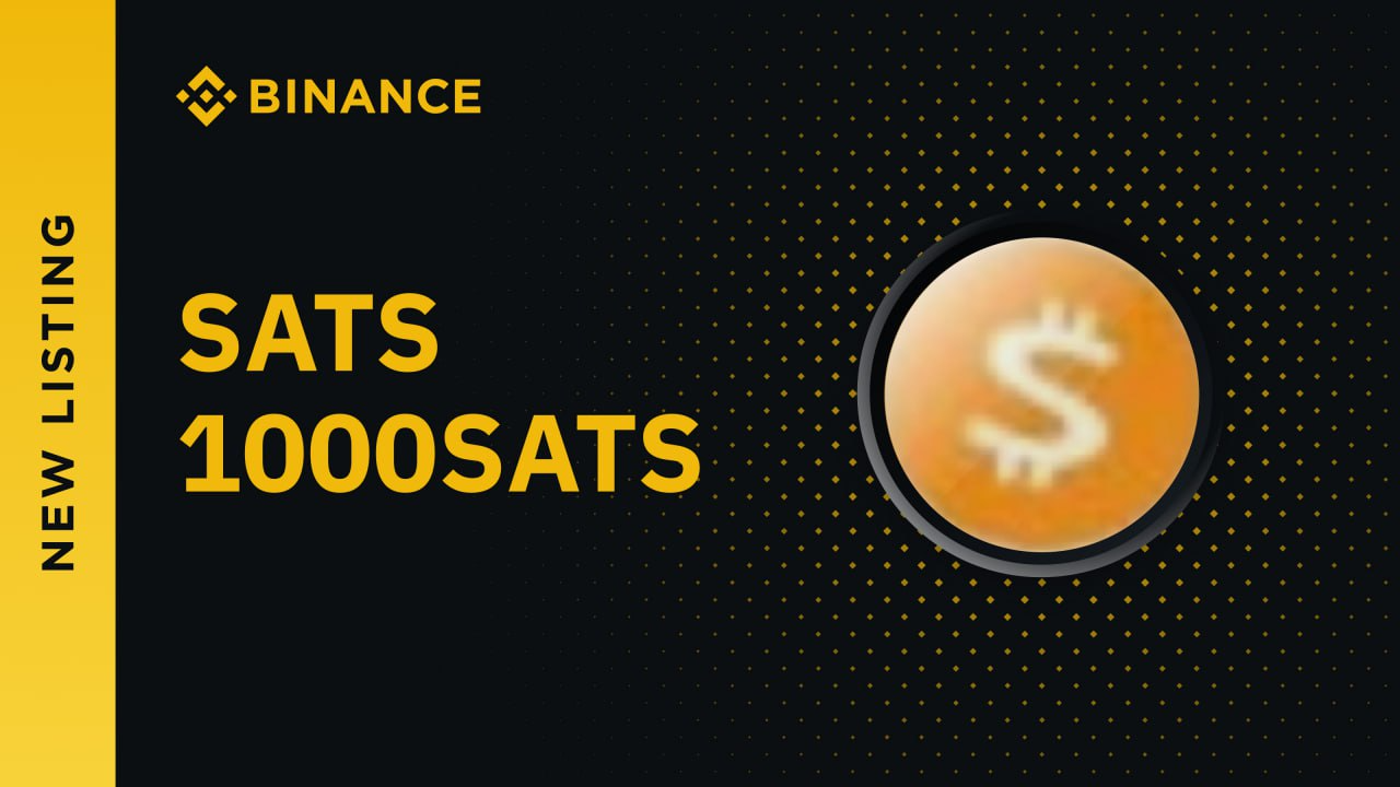 binance thông báo list sats