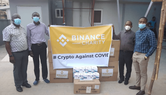 binance hỗ trợ covid ở nigeria.