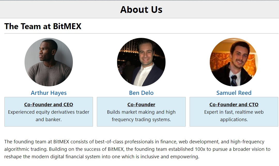 sáng lập bitmex