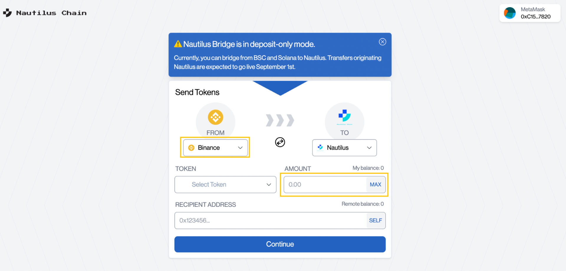 chọn mạng lưới, số lượng token