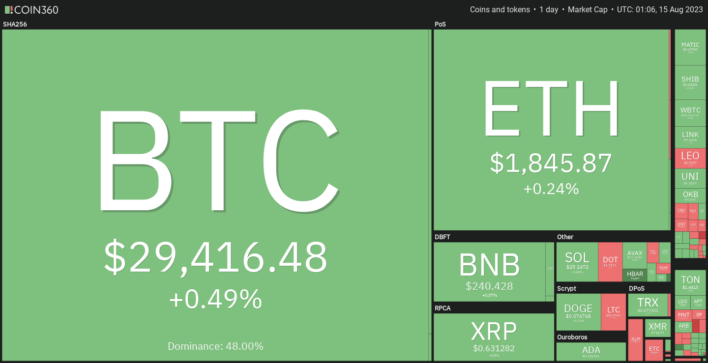 thị trường crypto 24h