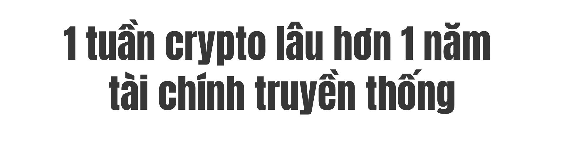 crypto và tài chính truyền thống