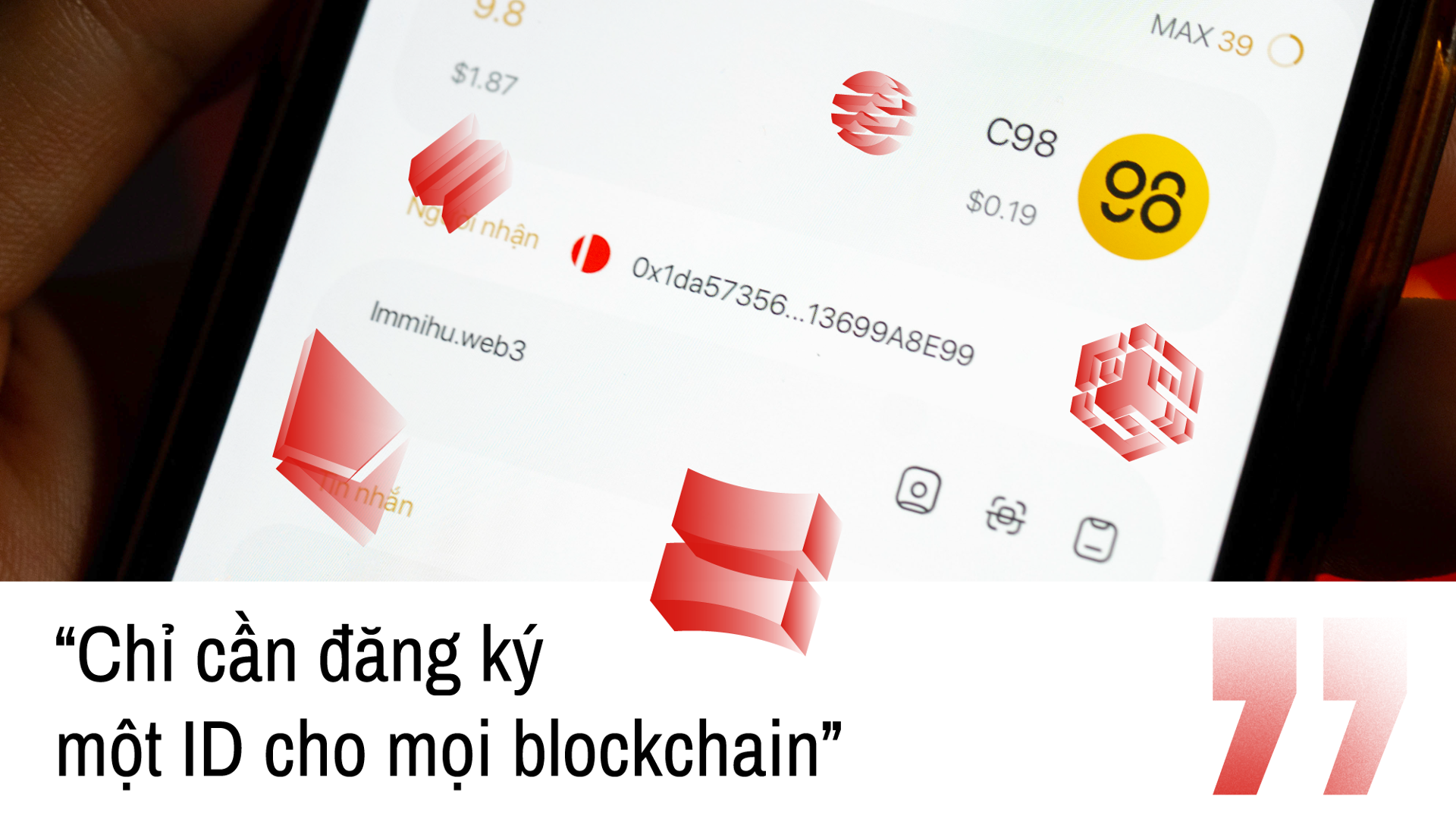 đăng ký một id cho mọi blockchain