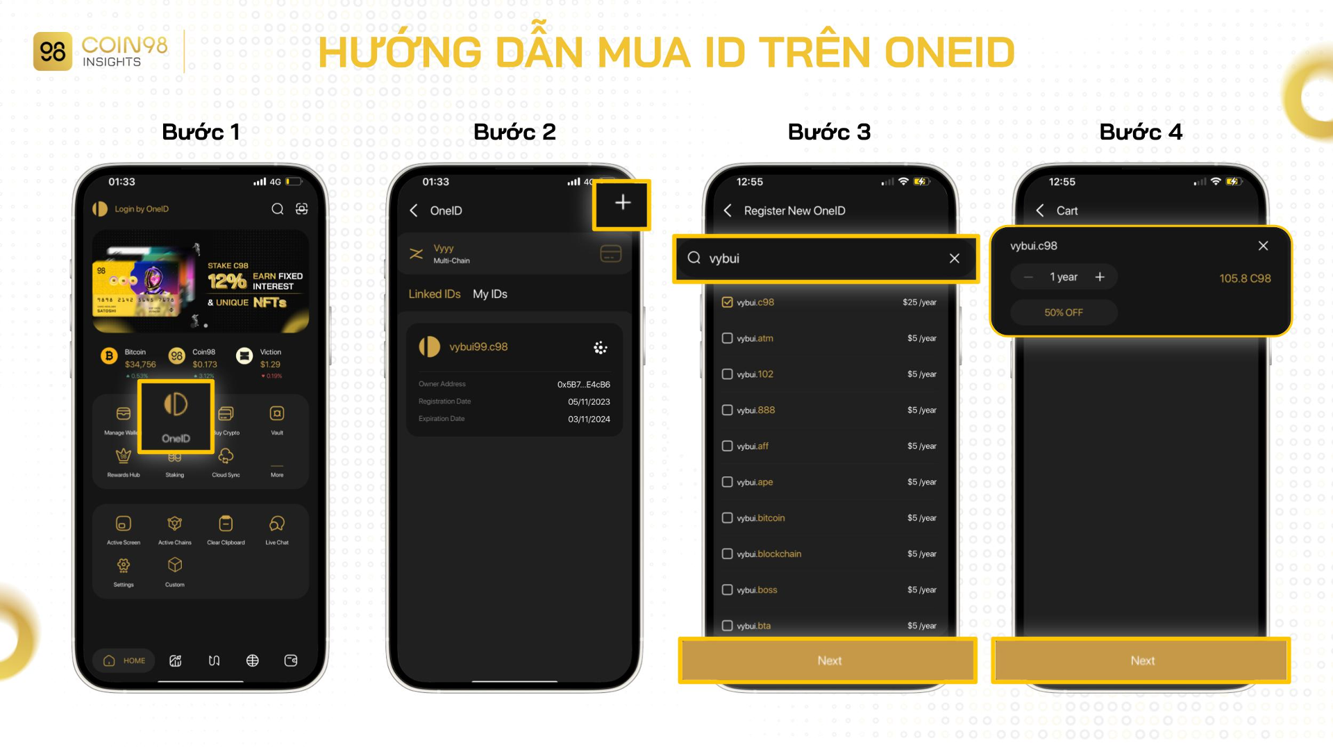 mua oneid điện thoại 1