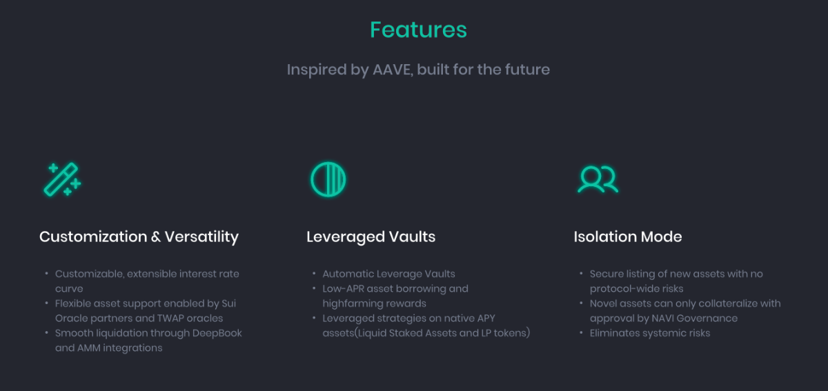 features to support users borrowing or lending