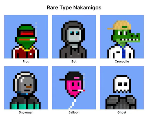 rare nakamigos