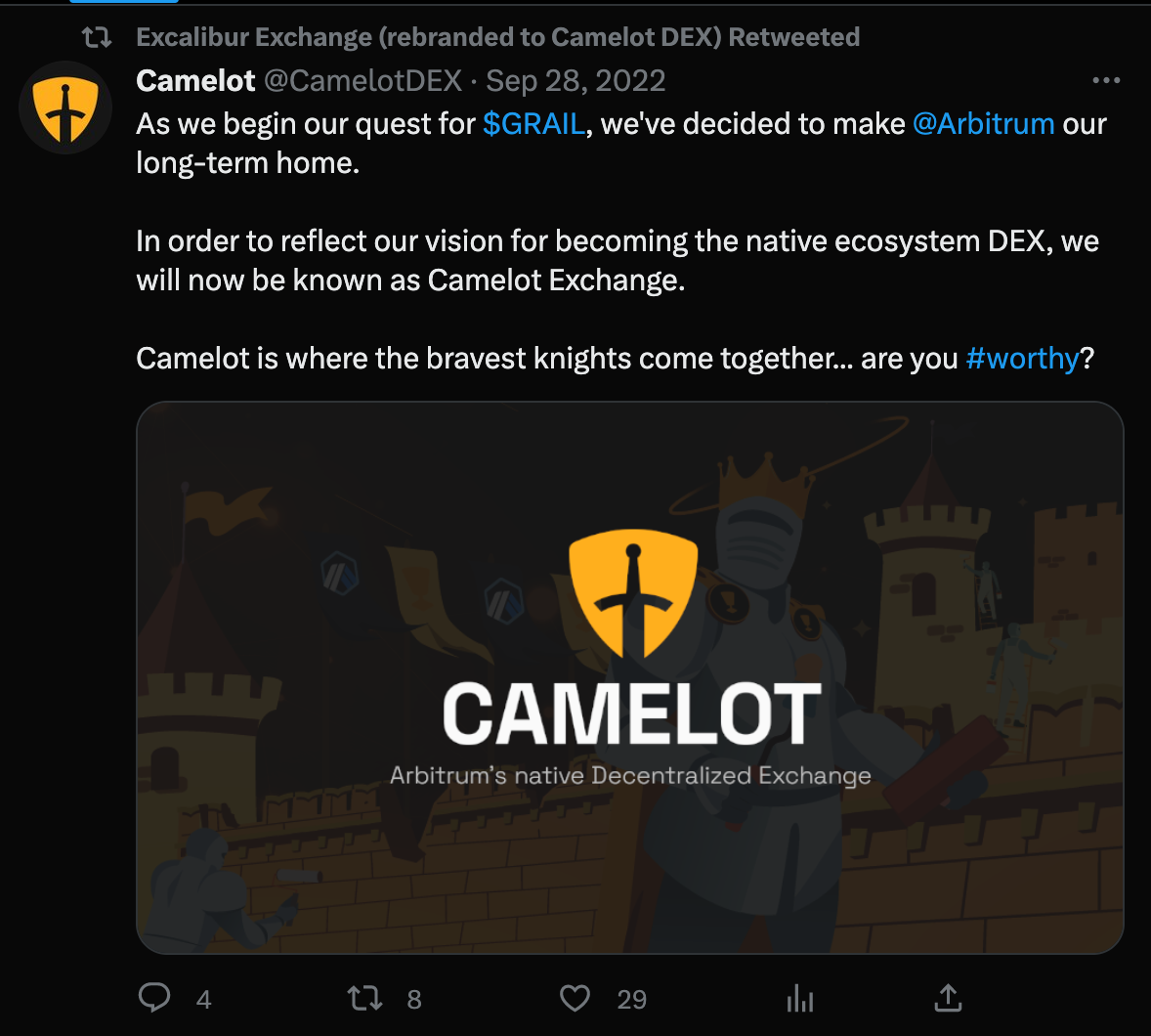 rebranded camelot