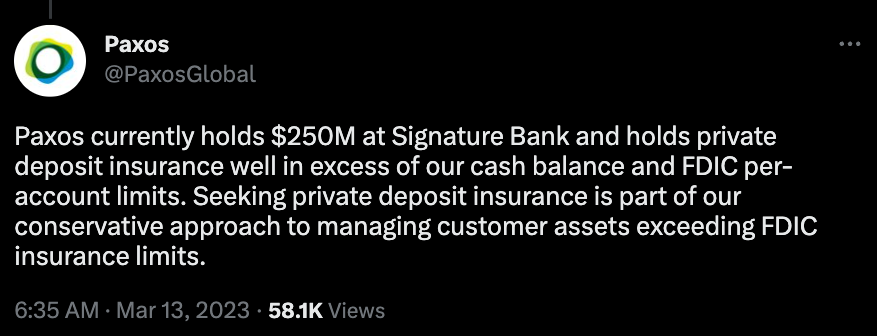 signature bank paxos