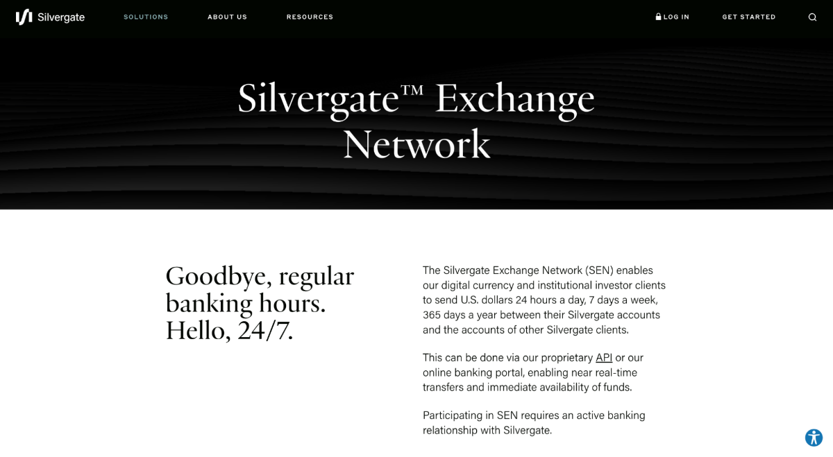 trang chủ website silvergate