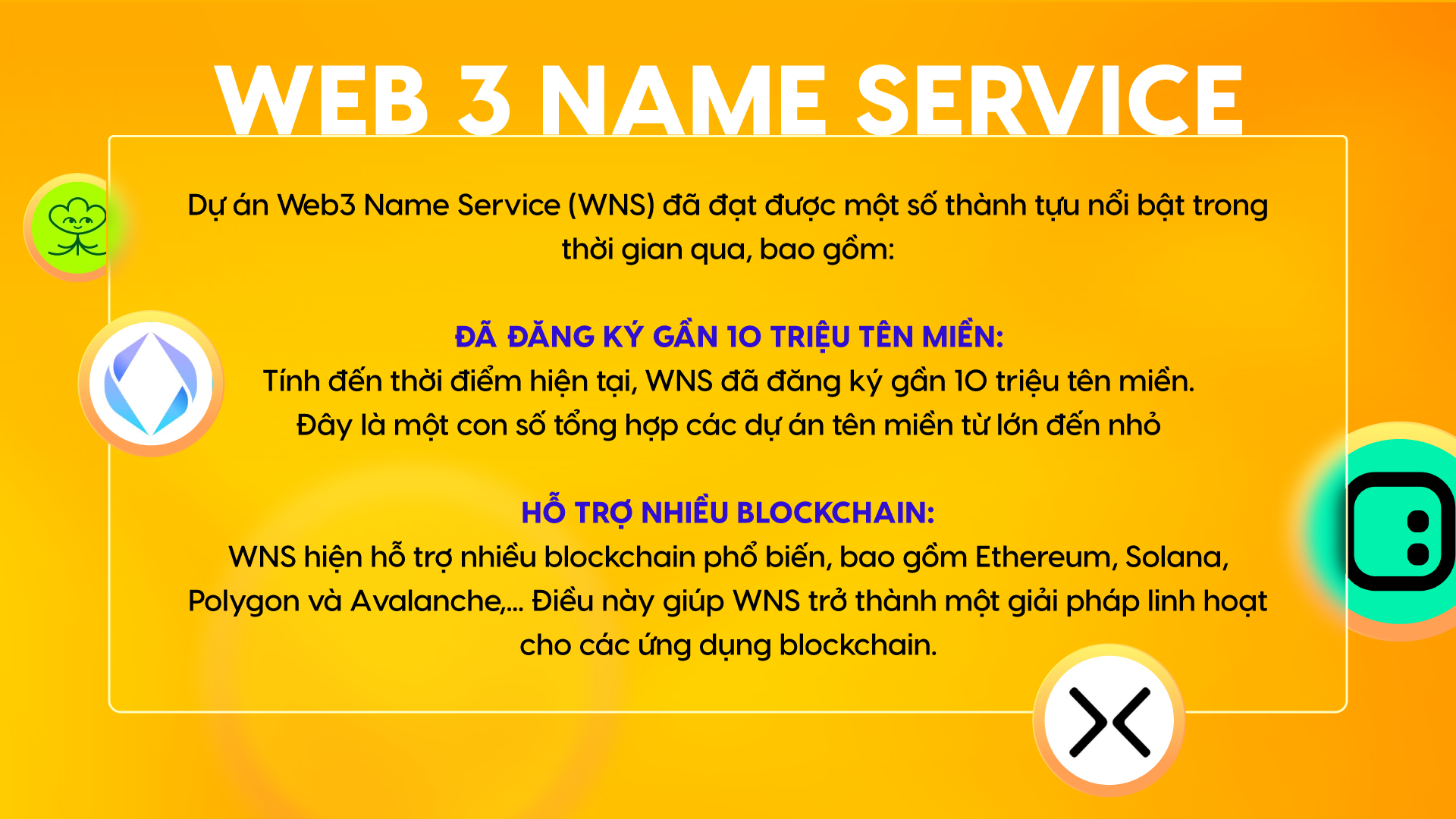 thành tựu của các web 3 name service