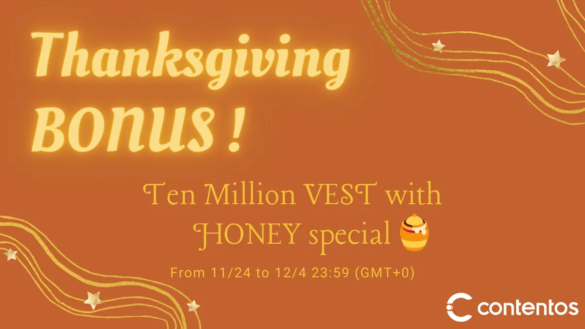 thanksgiving bonus contentos