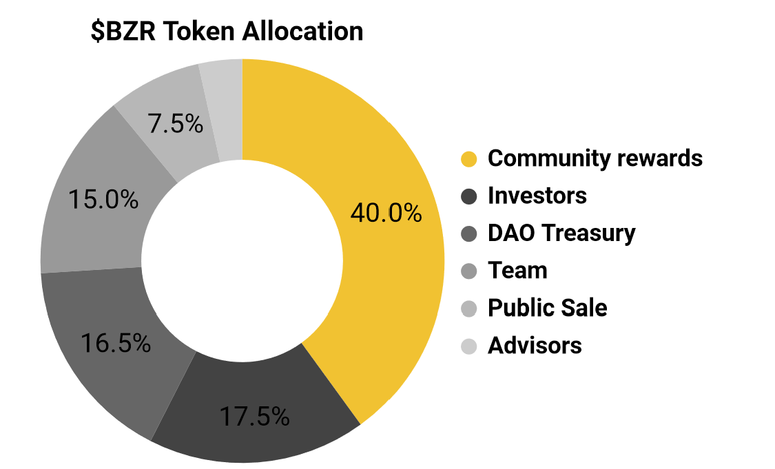 bzr token allocation