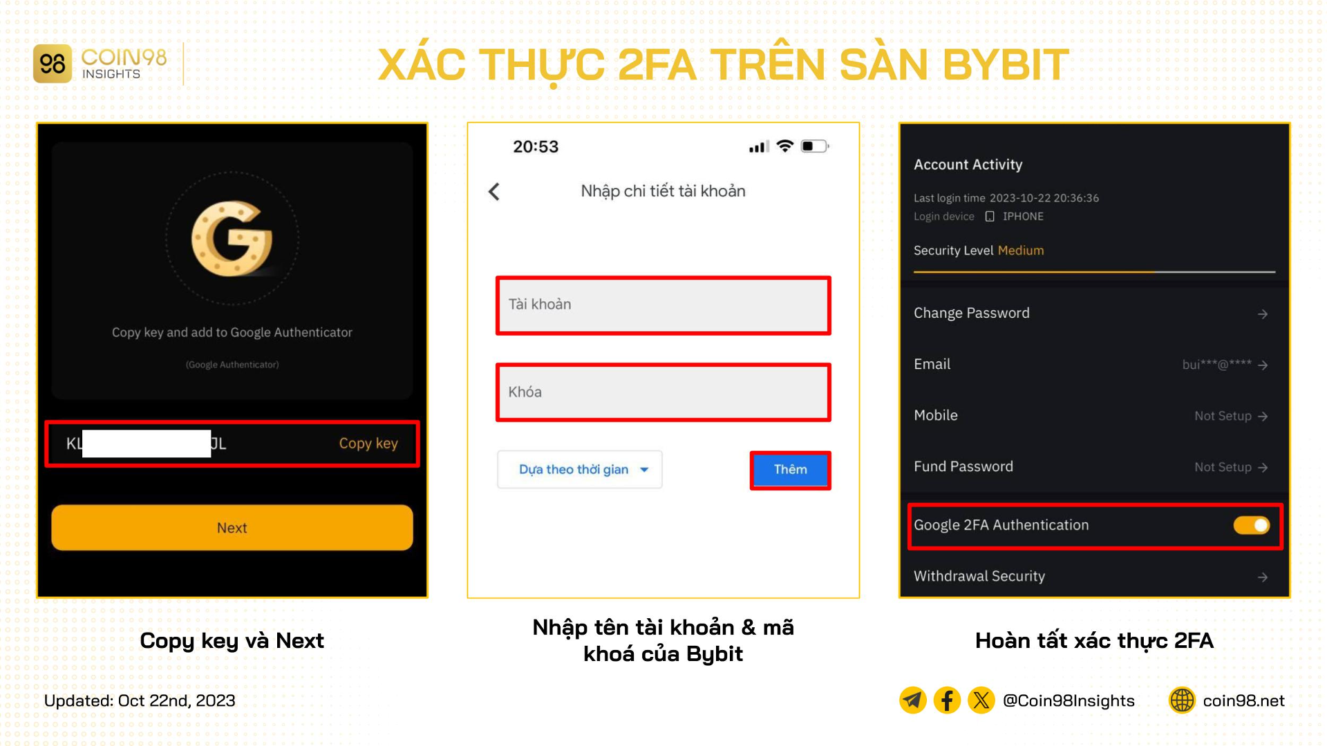 xác thực 2fa sàn bybit