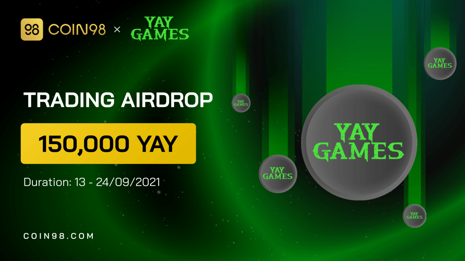 150000yay trading airdrop