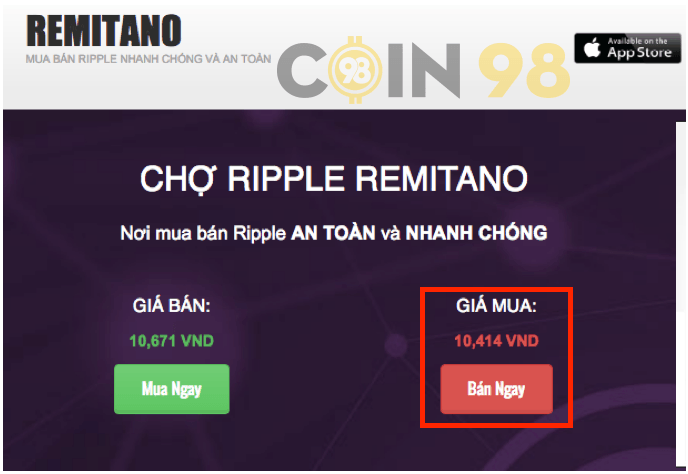 bán xrp token