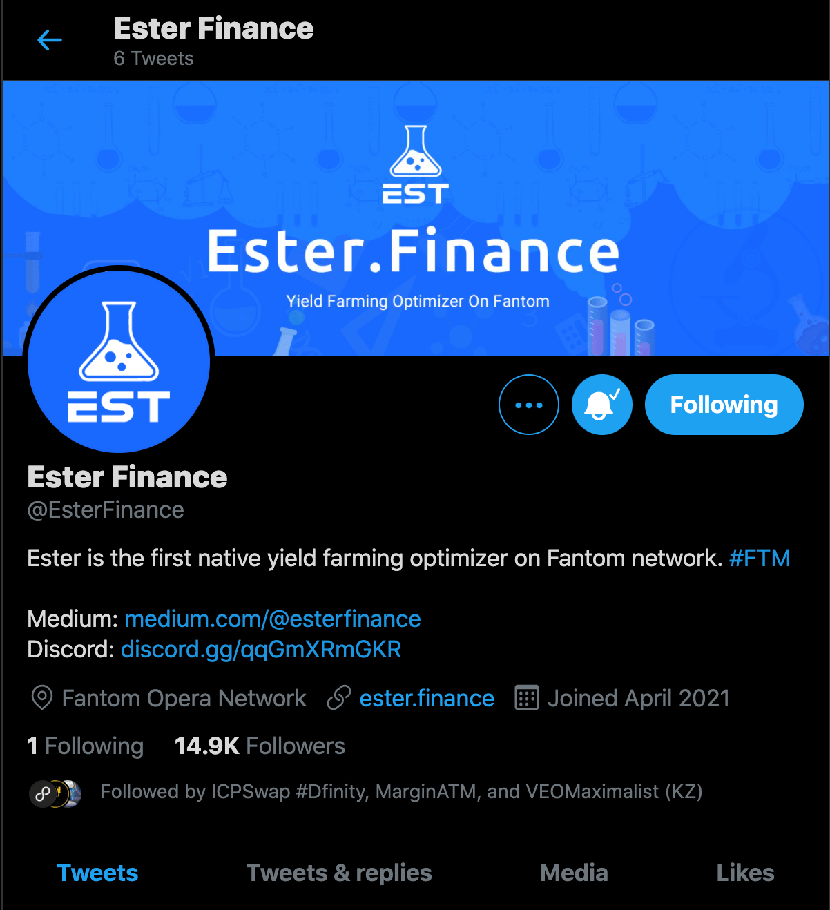 ester finance twitter