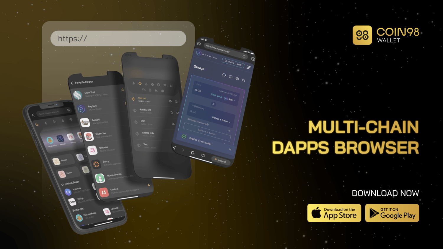 Làm thế nào để sử dụng Multichain DApp Browser trên Coin98?
