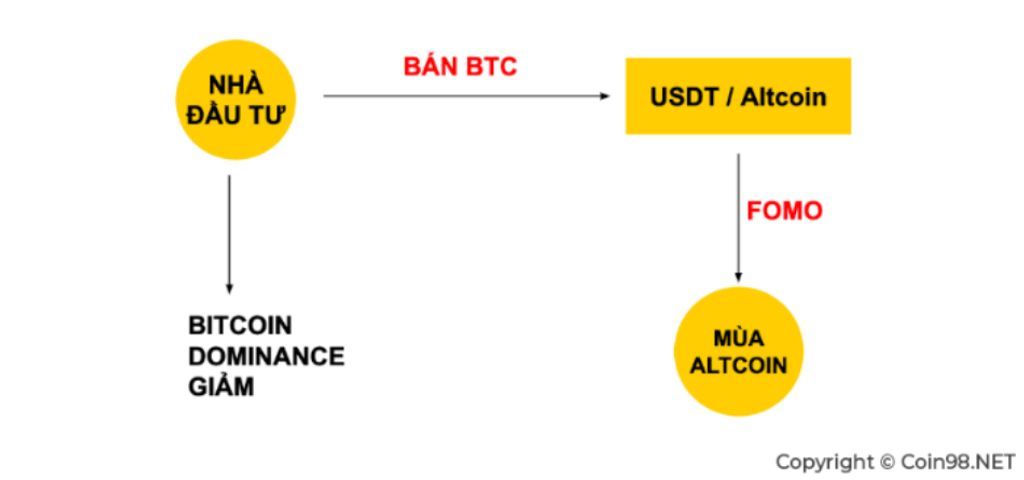 dấu hiệu nhận biết mùa altcoin