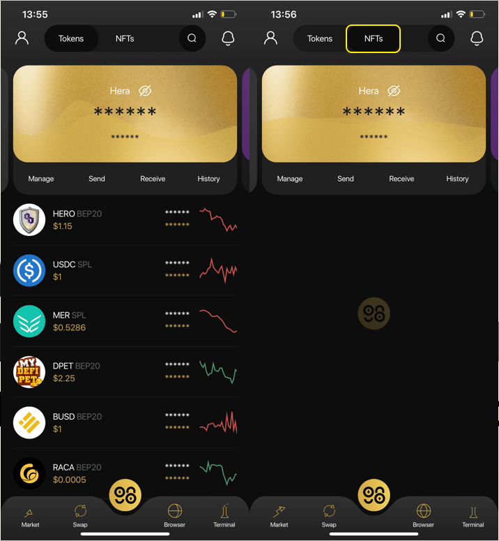 mở coin98 wallet