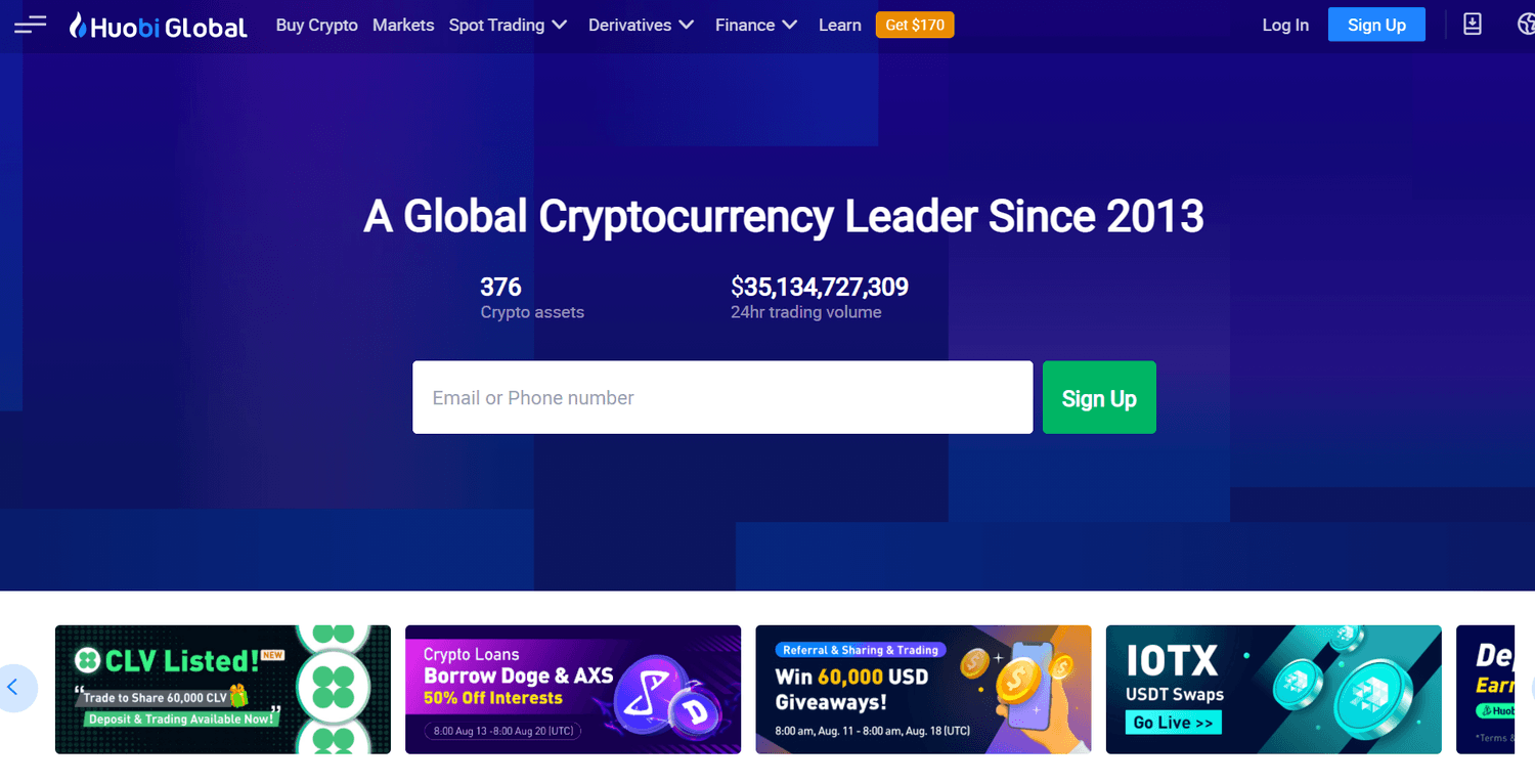 website của huobi