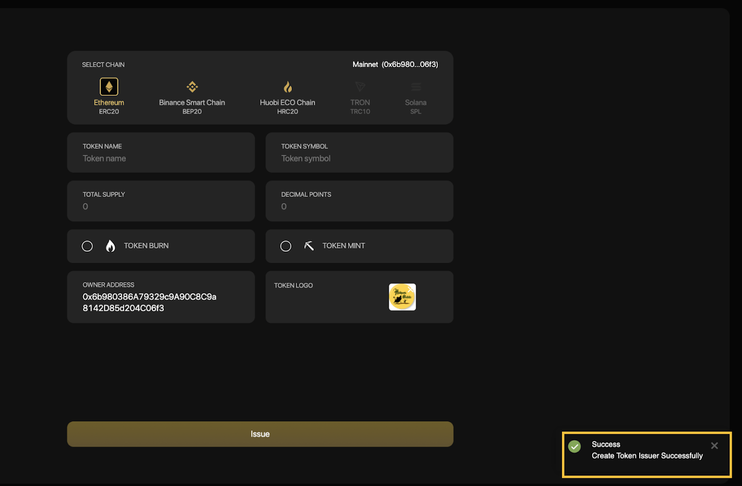 hướng dẫn token issuer 4