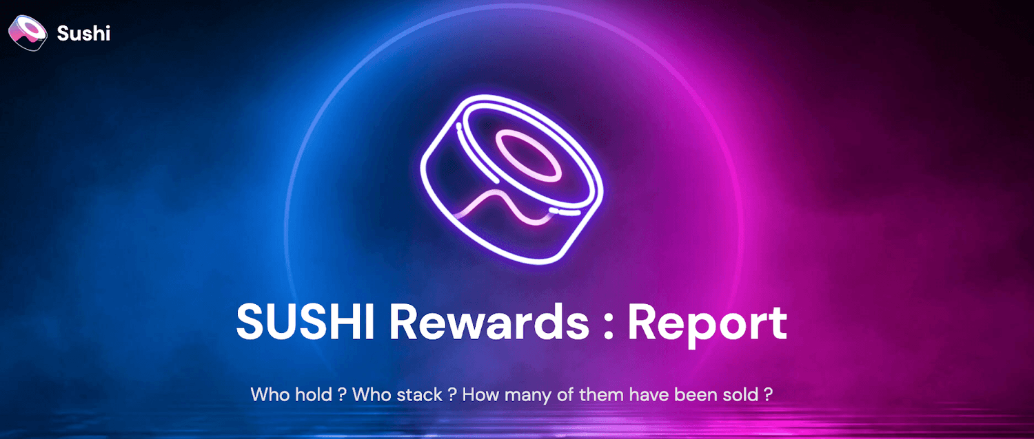 sushi rewards report