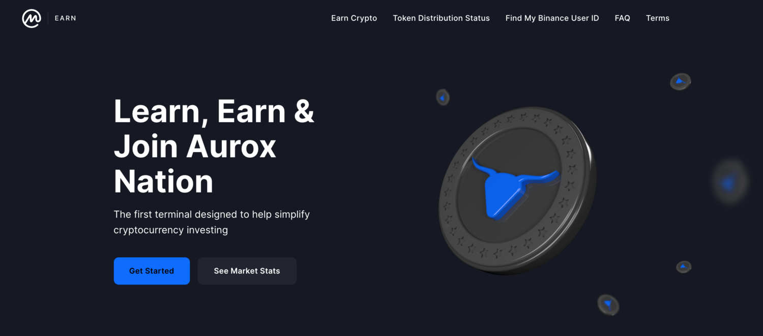 learn earn aurox