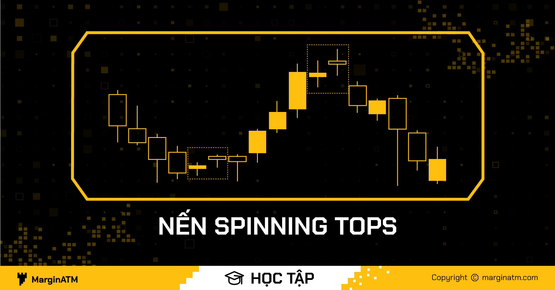 Spinning là gì Tìm hiểu mô hình nến Spinning Tops con xoay