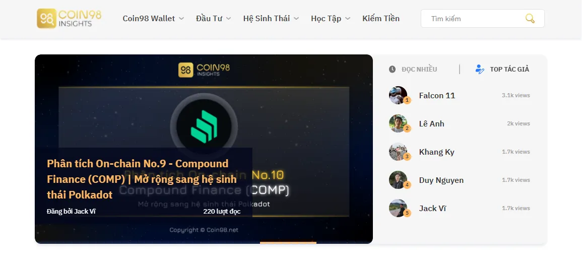 website coin98 insights