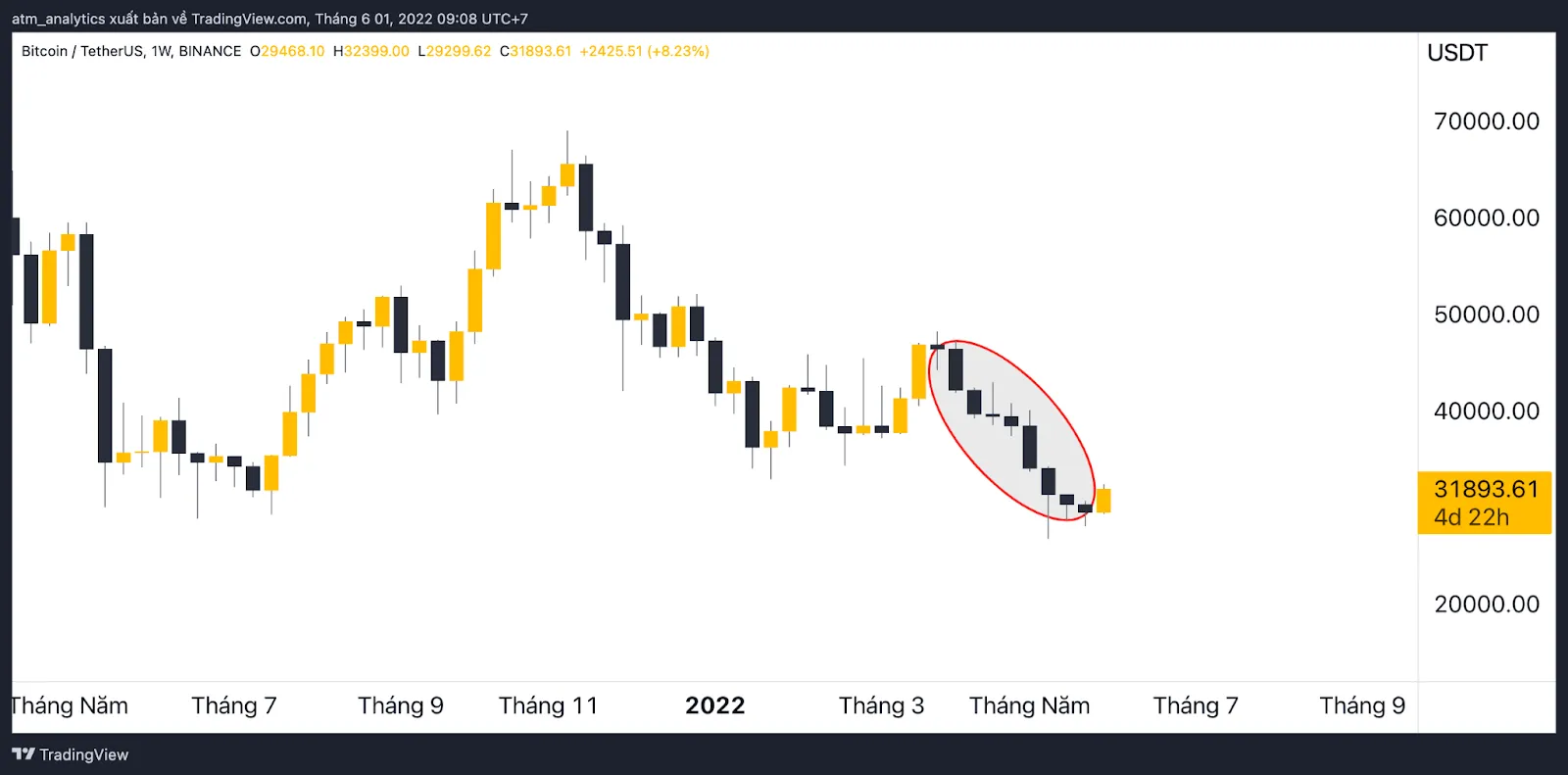 biểu đồ giá bitcoin 1 6