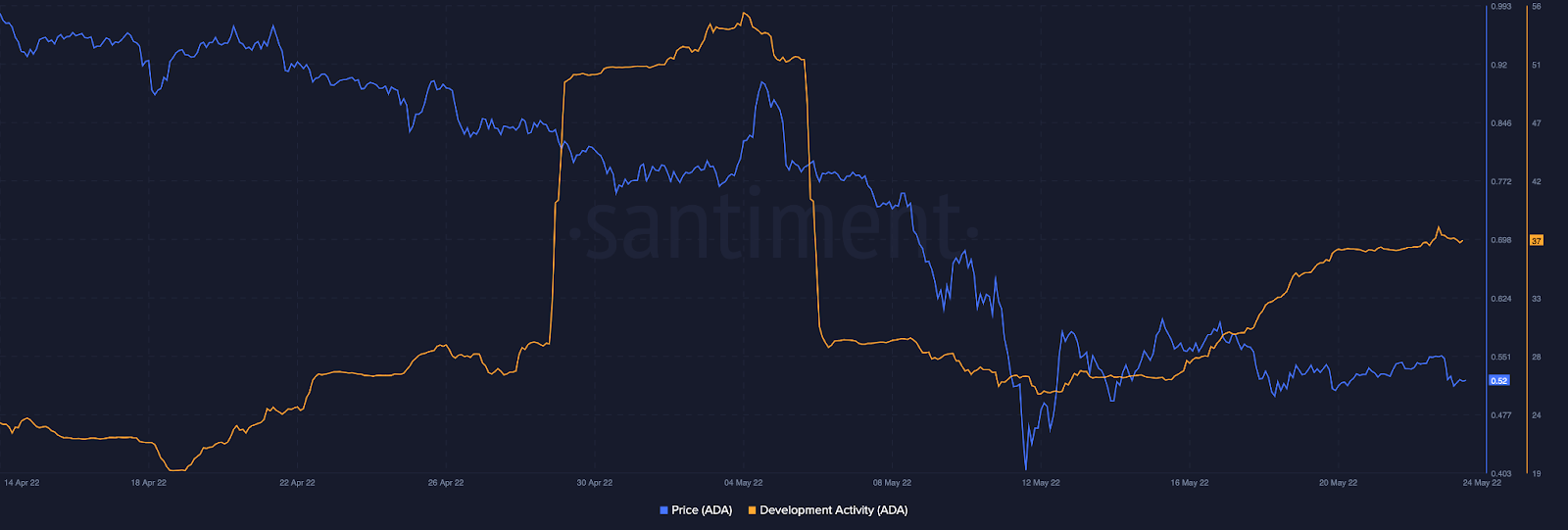 hoạt động phát triển cardano