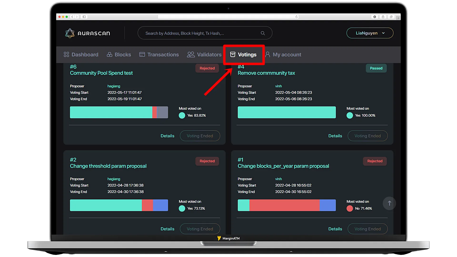 testnet aura network 7