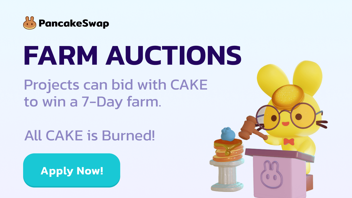 pancakeswap farm auctions