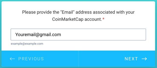 điền email tham gia cmc earn
