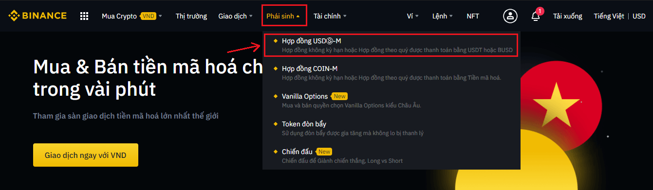 sử dụng binance