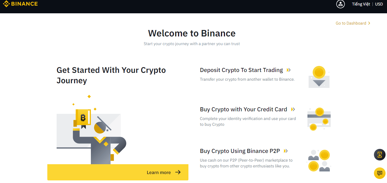 đăng kí sàn binance 5