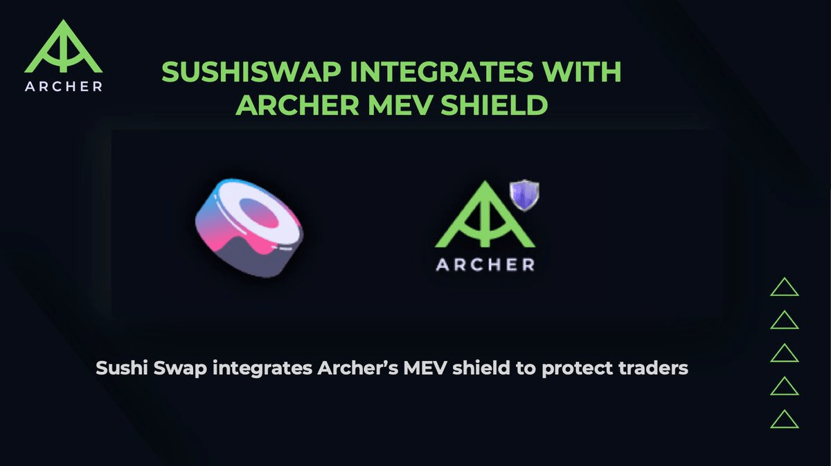 Sushiswap thêm Archer MEV Shield
