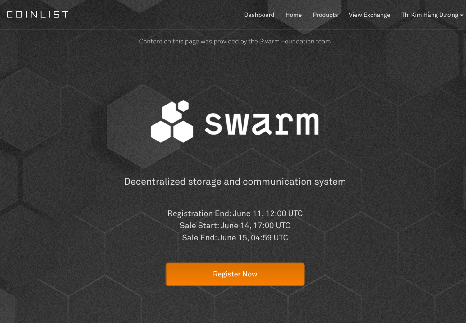 coinlist swarm