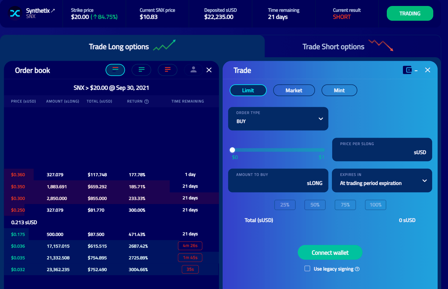 trade trên thales