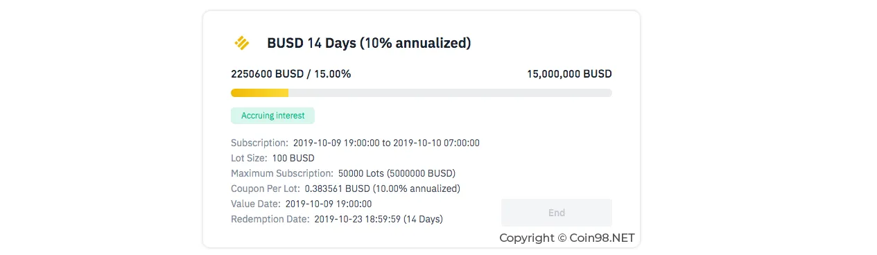 lending trên binance