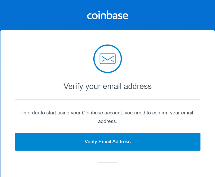 verify đăng ký coinbase